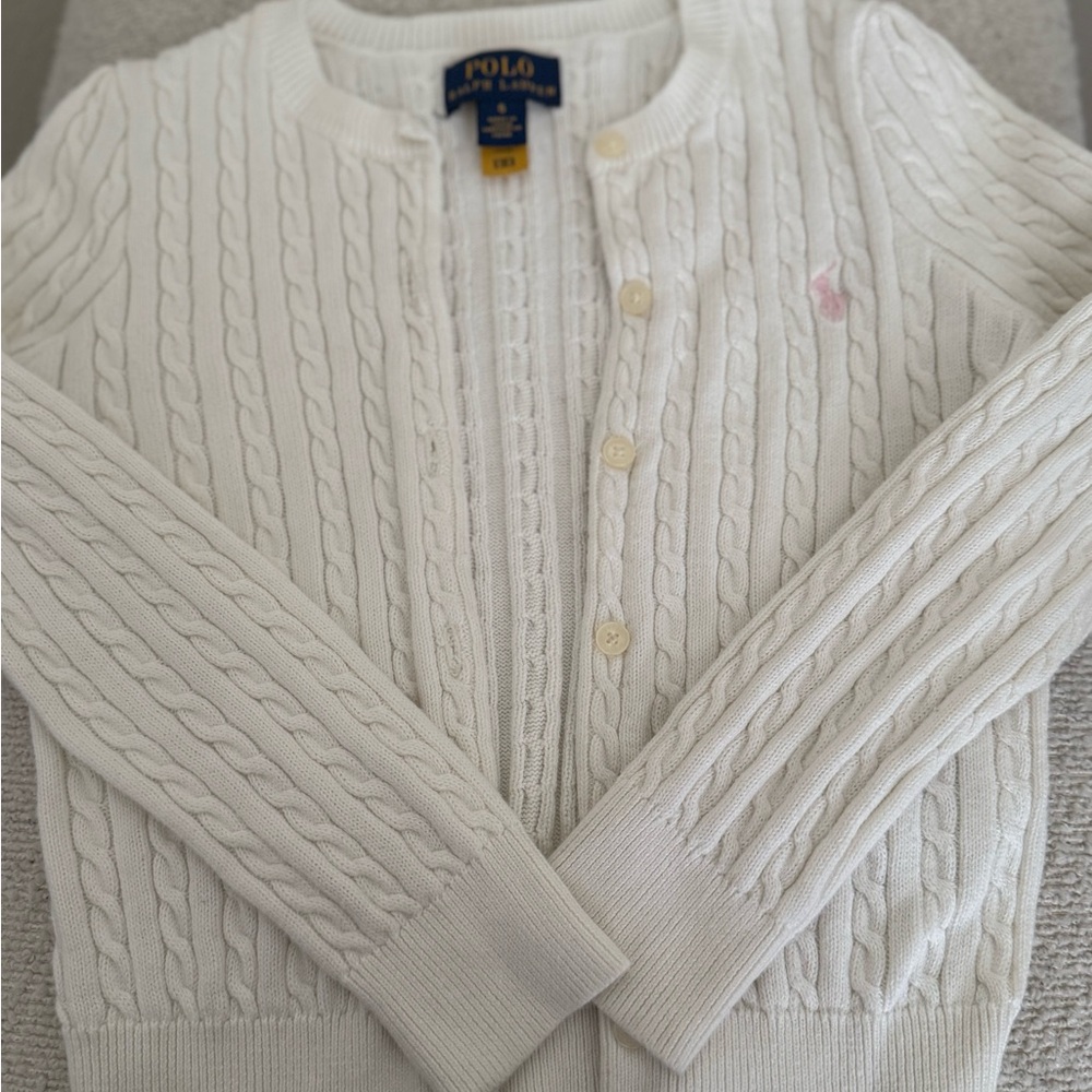 Polo Ralph Lauren Ivory Cable Knit Sweater